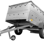 Anhænger til personbiler Havetrailer 201 TIP 200×125 cm 750 kg [med flad presenning, støttehjul og presenningsstøtter]