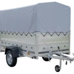 B-kørekort anhænger Havetrailer 230 TIP med støttehjul, ekstra sidetofter, høj presenning og bøjler H800