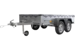Havetrailer 264/2 tip Mit støttehjul, Graue flad presenning Und presenningsstøtter