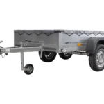 Havetrailer 264/2 tip Mit støttehjul, Graue flad presenning Und presenningsstøtter