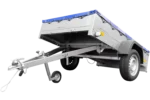 Havetrailer 201 TIP med flad presenning, støttehjul og presenningsstøtter
