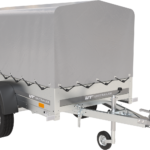 Personbilanhænger Havetrailer 201 TIP med støttehjul, høj presenning og bøjler