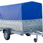 Personbilanhænger Havetrailer 264 TIP med støttehjul, ekstra sidetofter, høj presenning og bøjler