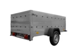 Personbil tippevogn 230×125 Havetrailer 230 TIP Unitrailer 750 kg med støttehjul og ekstra sidetofter - Billede 3