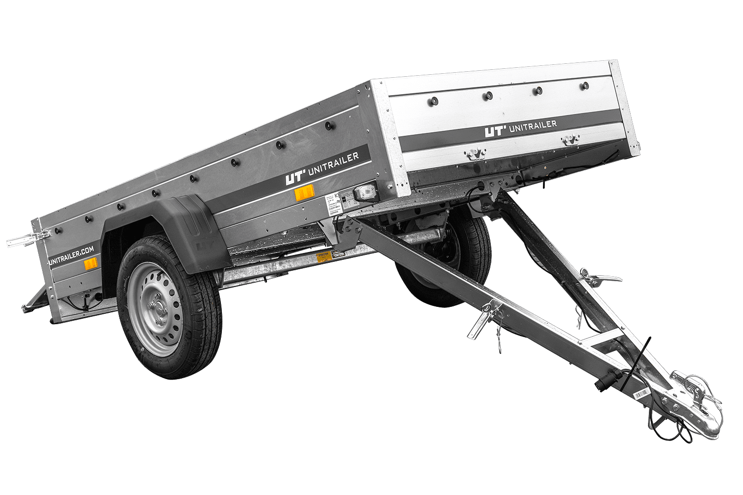 ger_pl_Transport-Anhanger-230x125-Garden-Trailer-230-KIPP-Unitrailer-750-kg-4047_12 Enkeltakselanhænger Unitrailer Havetrailer 230 FD 230 x 125 cm med stiv trækstang 750 KG - Billede 1